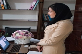 برپایی جلسه دفاع پایان نامه دانشجوی پزشکی عمومی خانم مریم ژاله پرور 