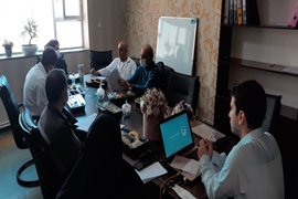 جلسه دفاع پایان نامه  دانشجوی پزشکی عمومی آقای پیمان لطفی