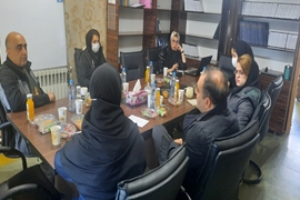 جلسه دفاع از پروپوزال دانشجوی پزشکی عمومی خانم نیلوفر حامدی