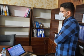 برپایی جلسه دفاع از پروپوزال دانشجوی پزشکی عمومی علی جعفرپور